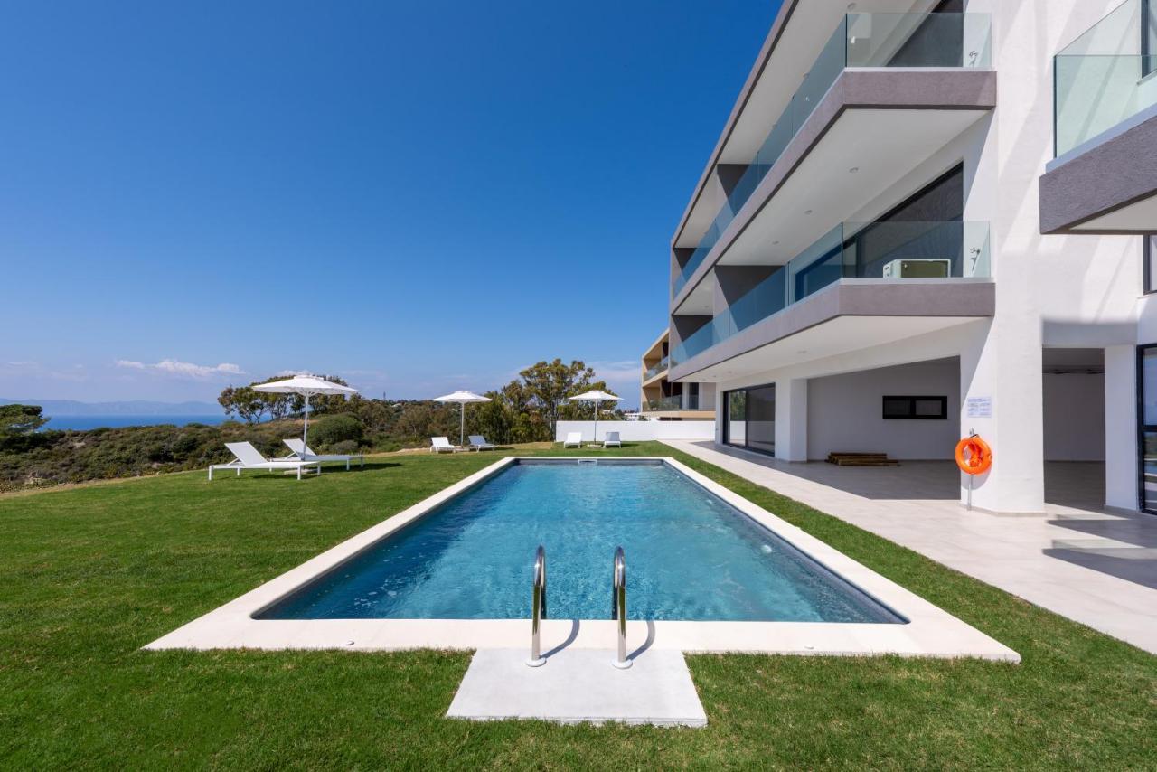 Aquarama Pool Apartments Ixia  Dış mekan fotoğraf