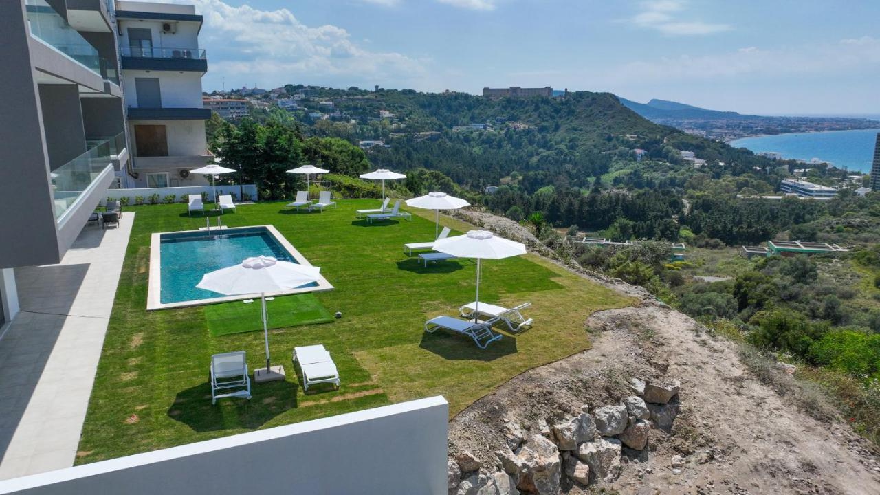 Aquarama Pool Apartments Ixia  Dış mekan fotoğraf